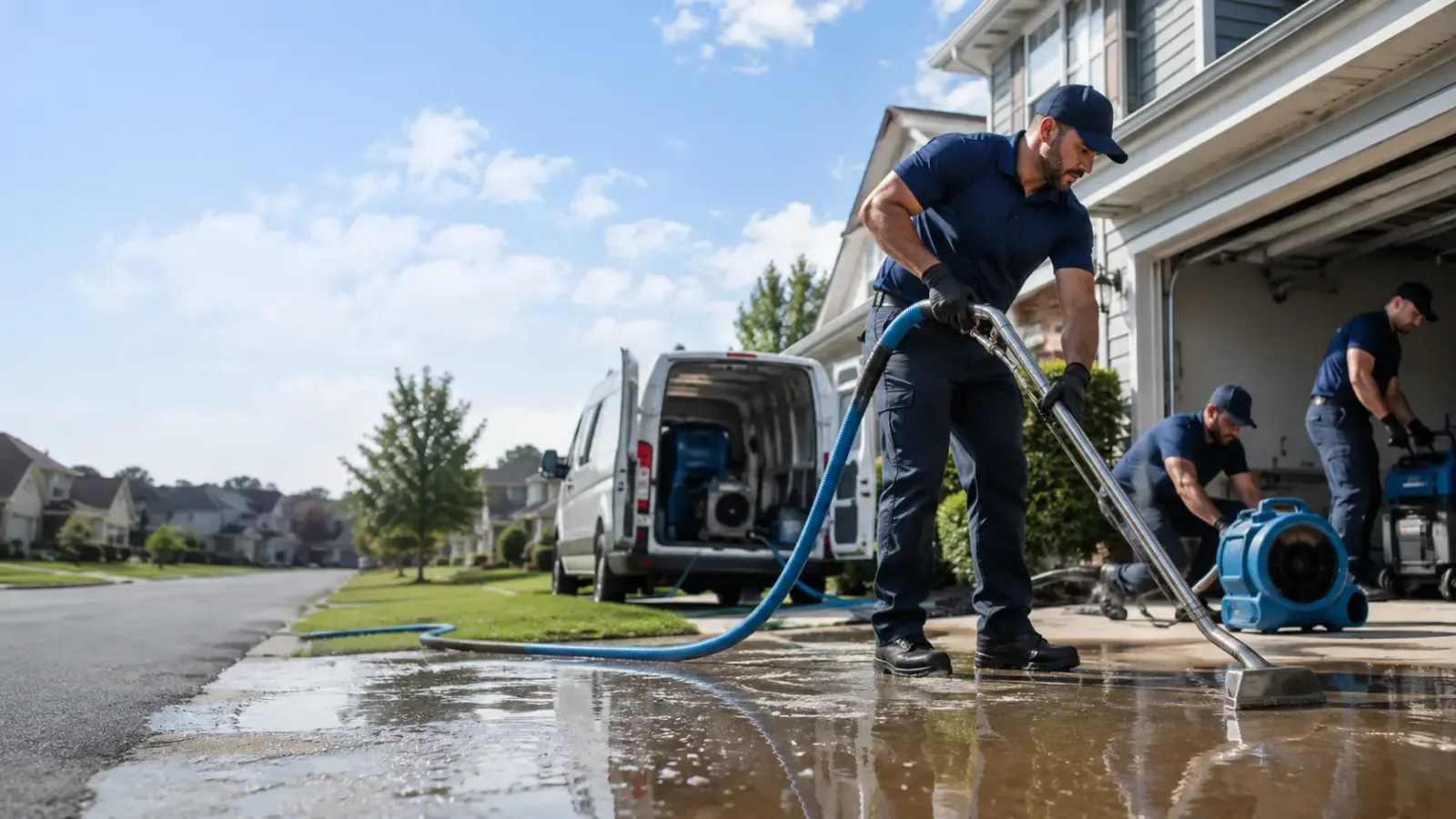 Flood Damage Restoration in Luke, MD